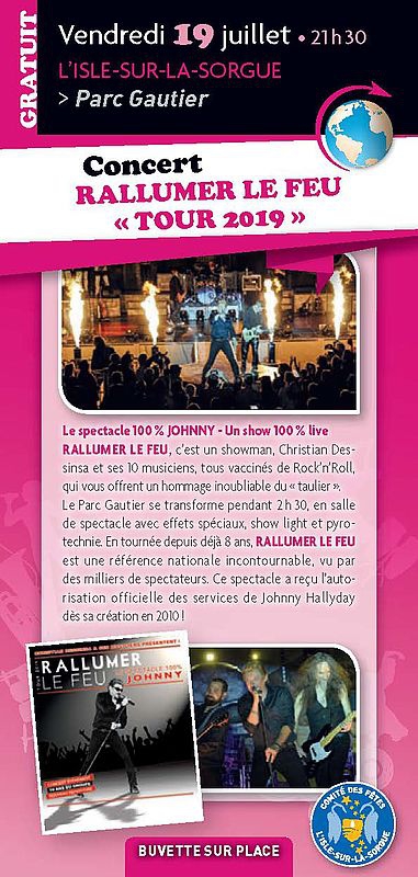 Concert l'îsle sur la Sorgue