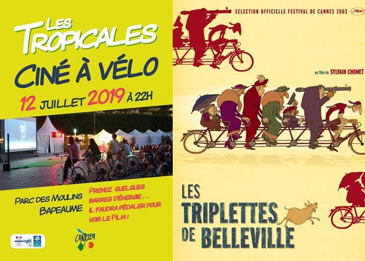 Tropicale Ciné à Vélo Bapeaume