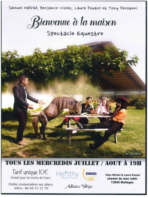 Spectacle équestre puis apéro-grillades sur place