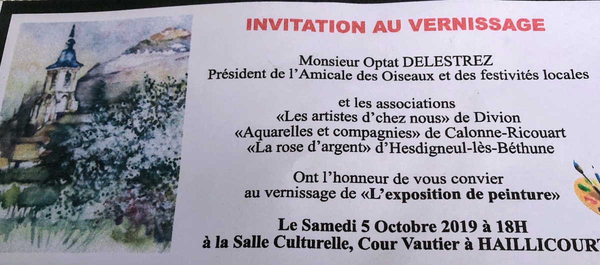 EXPOSITION DE PEINTURES