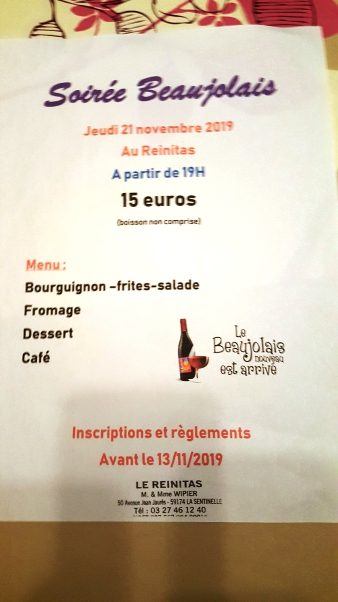 Soirée Beaujolais
