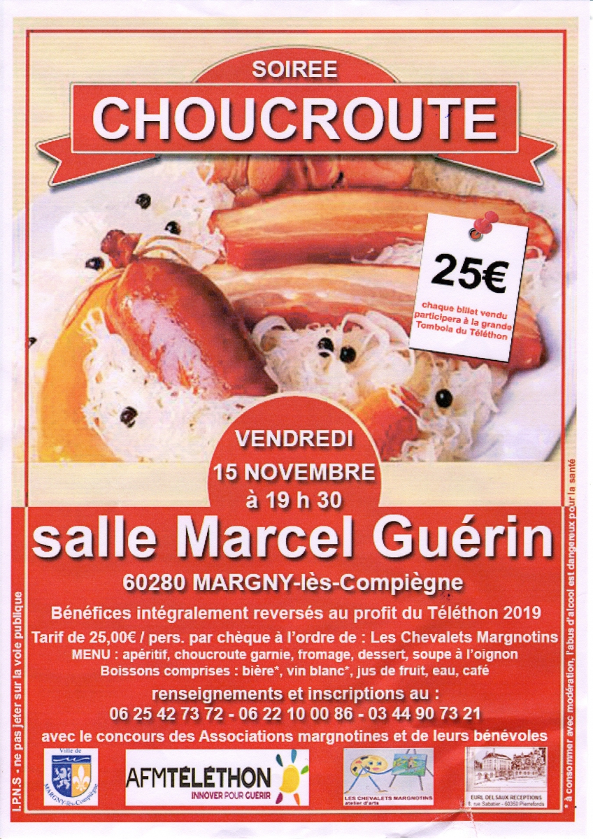 Soirée Choucroute Téléthon