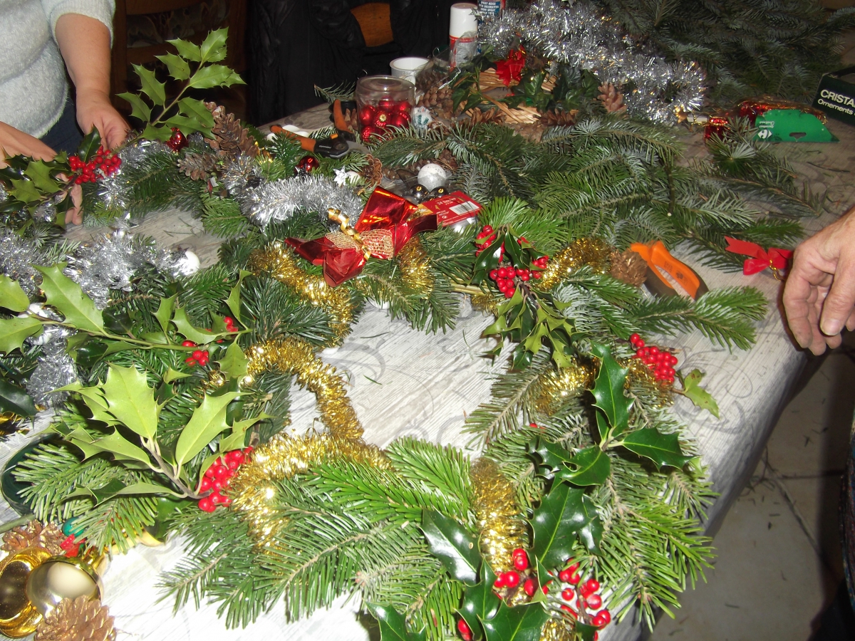 Préparons notre décor de table pour noël