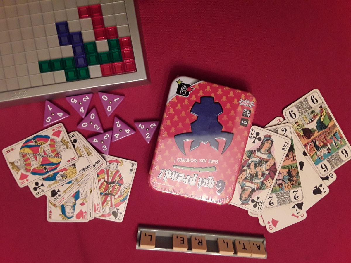 Après-midi et soirée jeux de sociétés