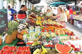 aller au marché de Boussu