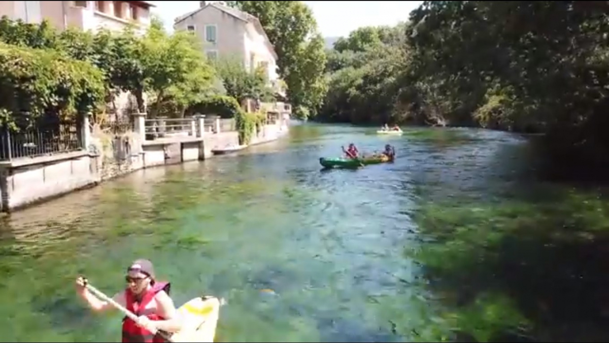 Pique nique et Canoe sur la sorgue