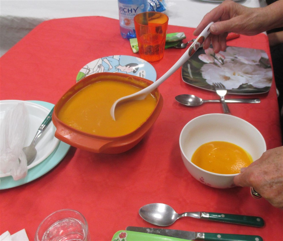 Soupe-party virtuelle en photos