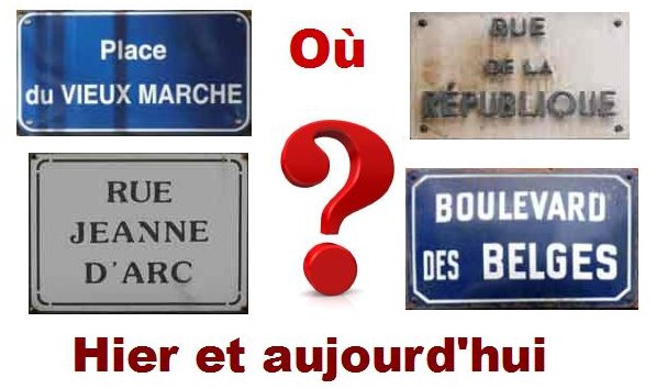 Jeux noms des rues
