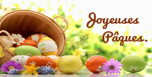 Week End du 4 et 5 avril on fête Pâques