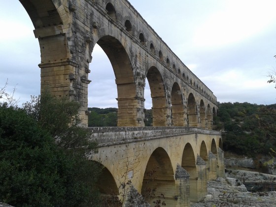 balade rando le pont du gard par ST Bonnet