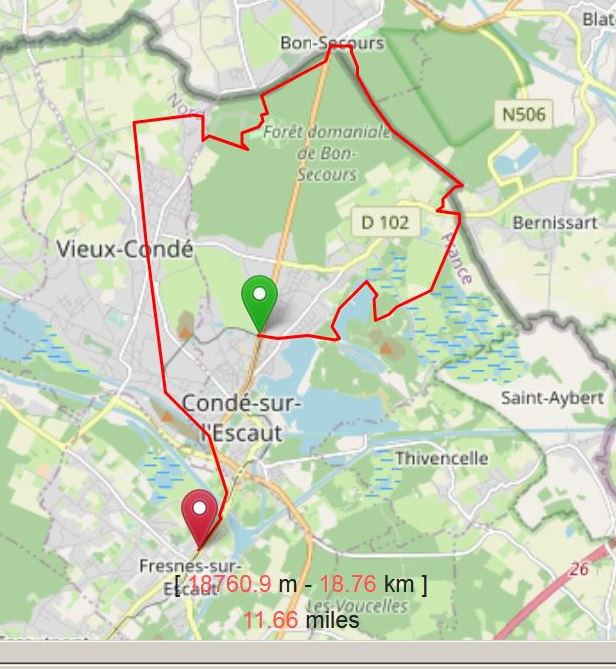 vélo Traversée de la forêt de Bonsecours