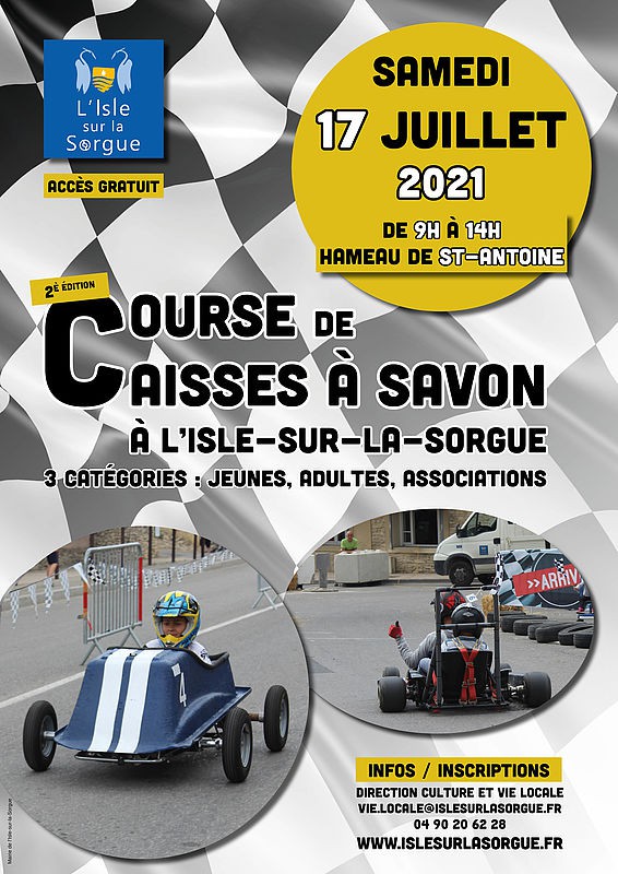 COURSE DE CAISSE A SAVON A L'Isle sur la Sorgue