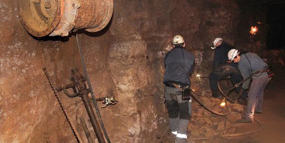 Visite le la mine d'Hussigny