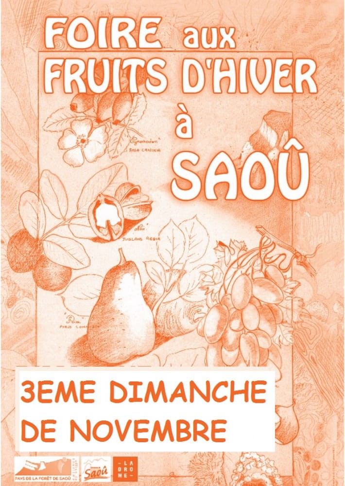 Foire aux fruits d'hiver à Saou