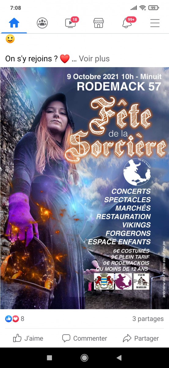 FETE DE LA SORCIERE à RODEMACK