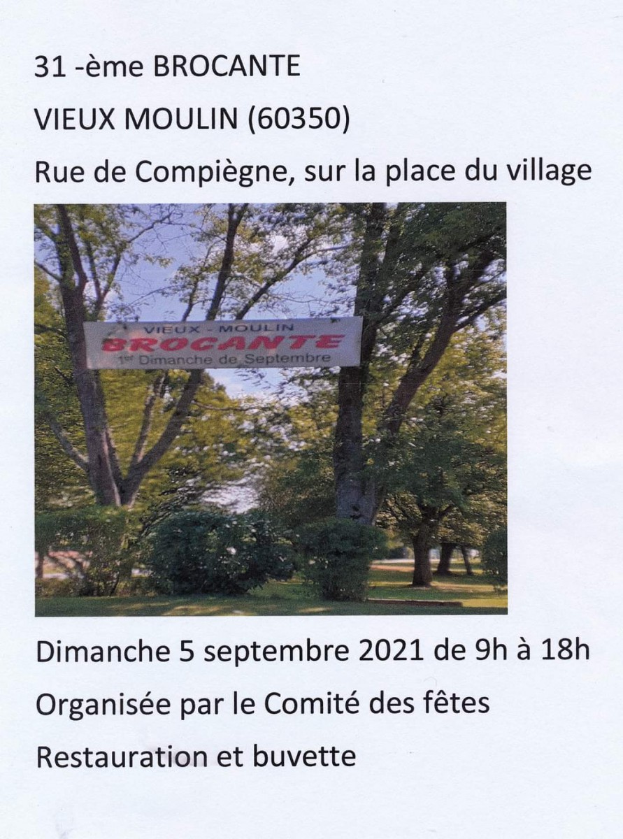 31e brocante  à VIEUX MOULIN