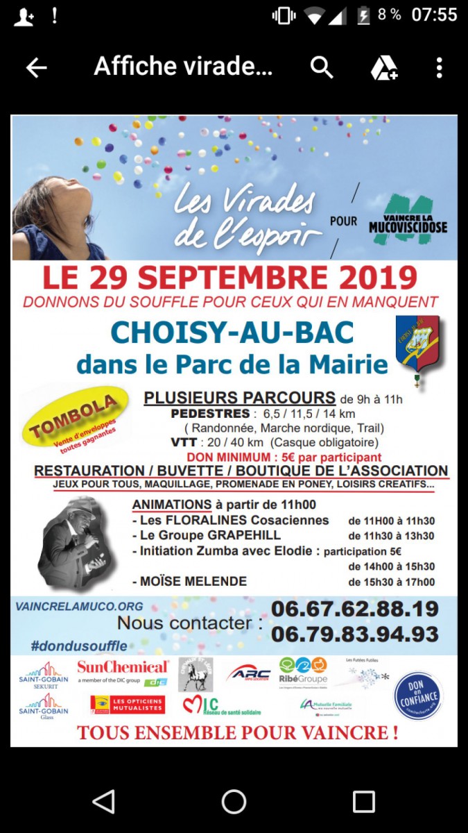 Marche ou parcours VTT en forêt pour les Virades de l'espoir