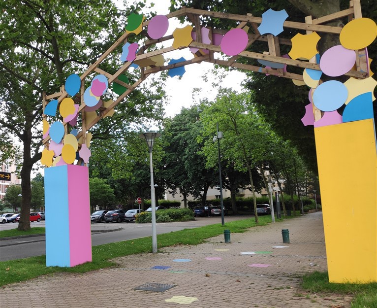 Promenade détente vers parc Matisse