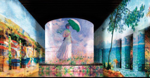 Expo lumiere Monet, Renoir, Chagall..