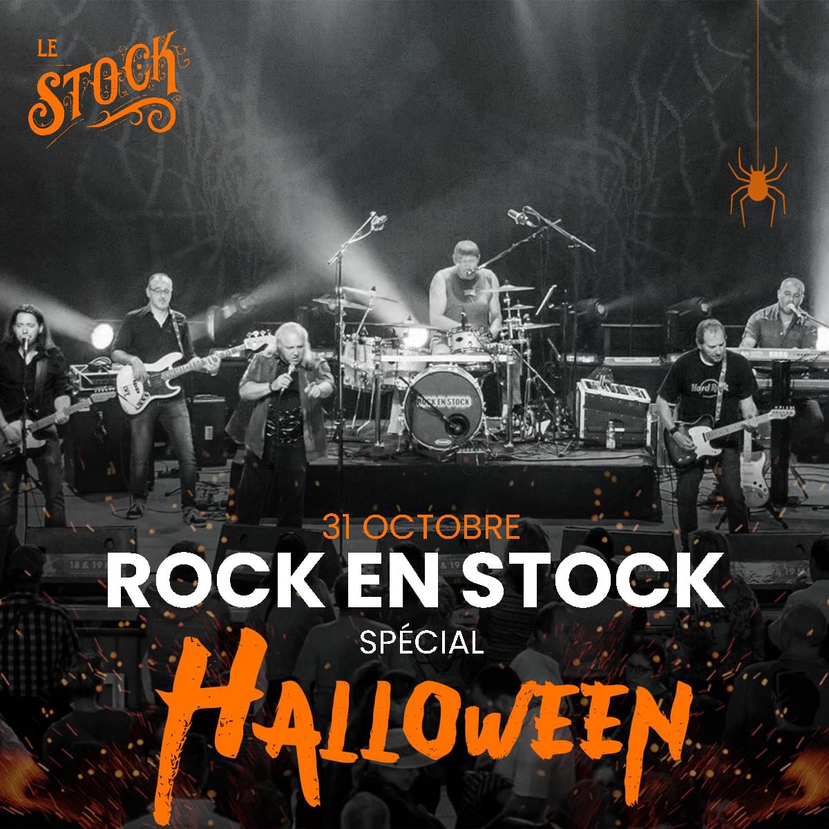Concert Rock en Stock à La Louvière Belgique