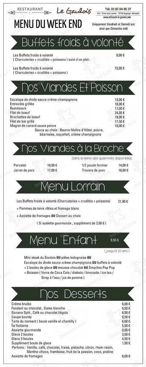 Restaurant le gaulois à Hayange Marchpich