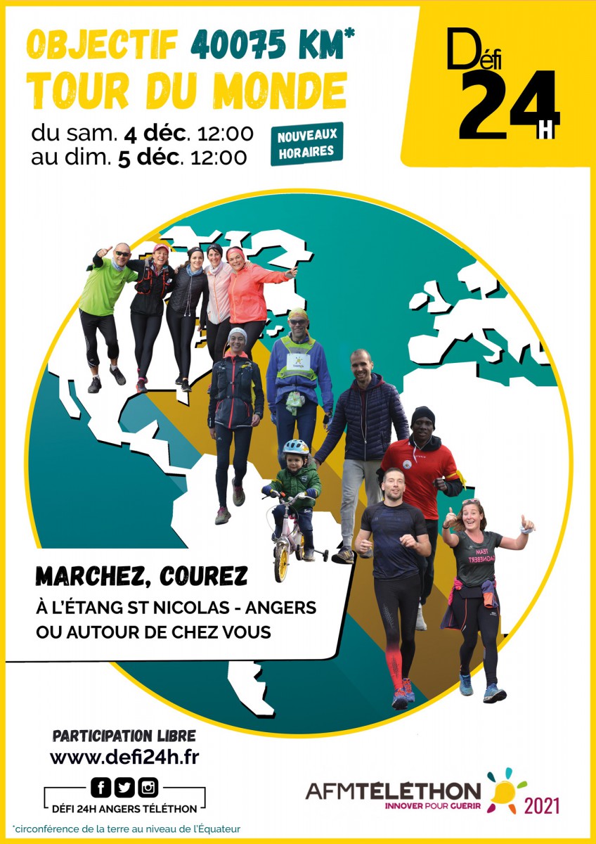 Marche Défi 24 H (Téléthon)