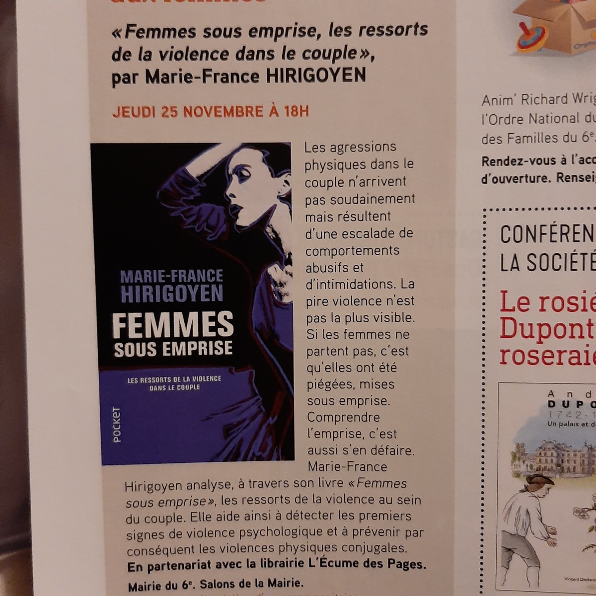 Conférence-dédicace 