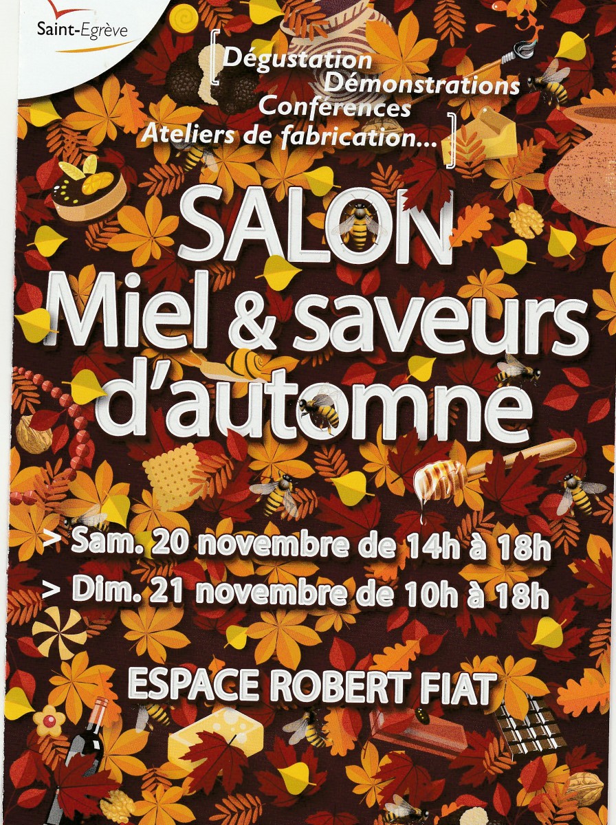 SALON MIEL ET SAVEURS D'AUTOMNE ST EGREVE