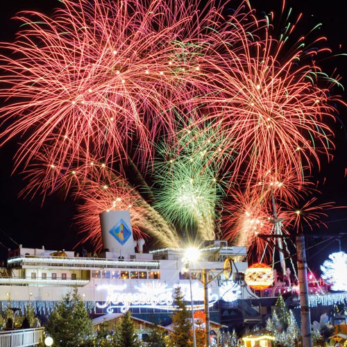 FEU D'ARTIFICE VILLAGE DE NOEL