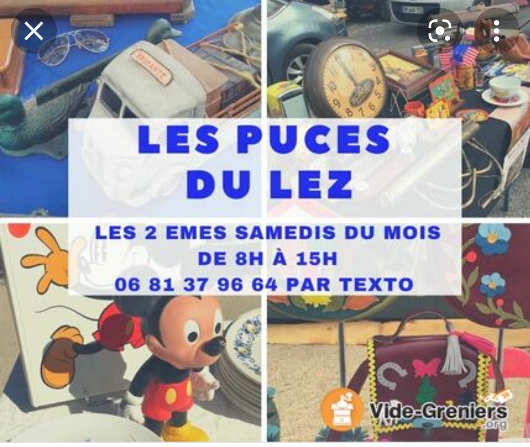 Vide grenier au marché du Lez