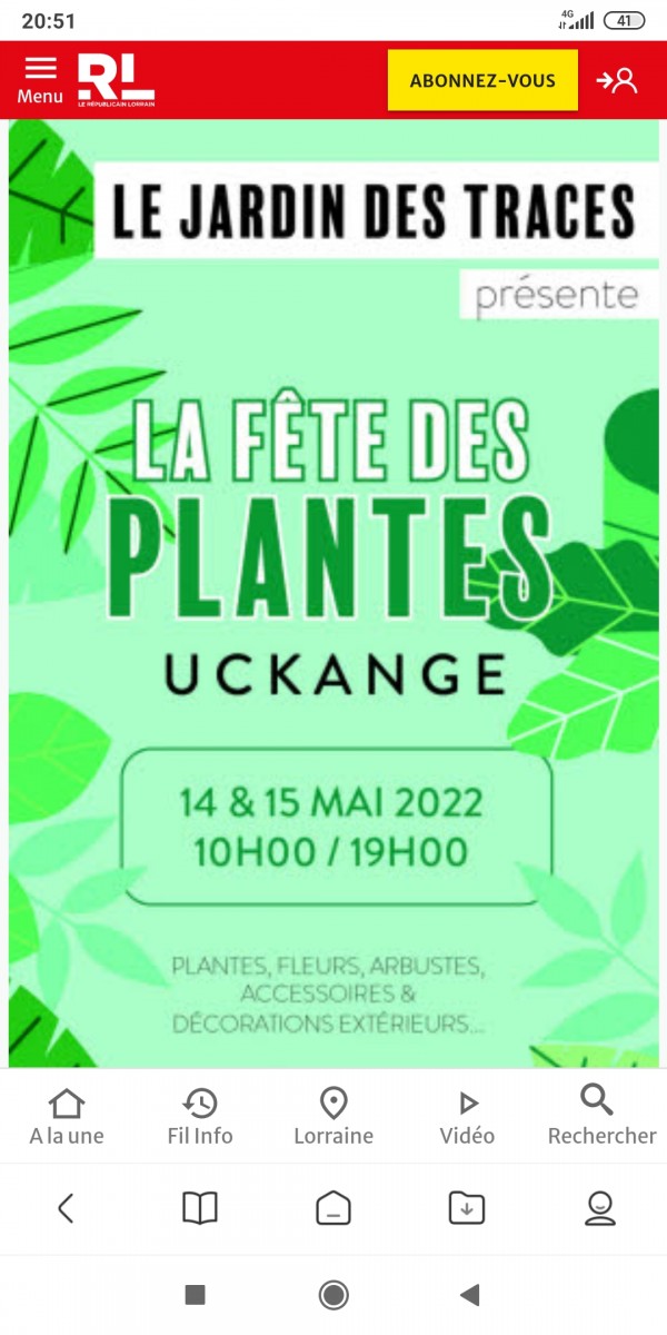 Fête des plantes Uckange
