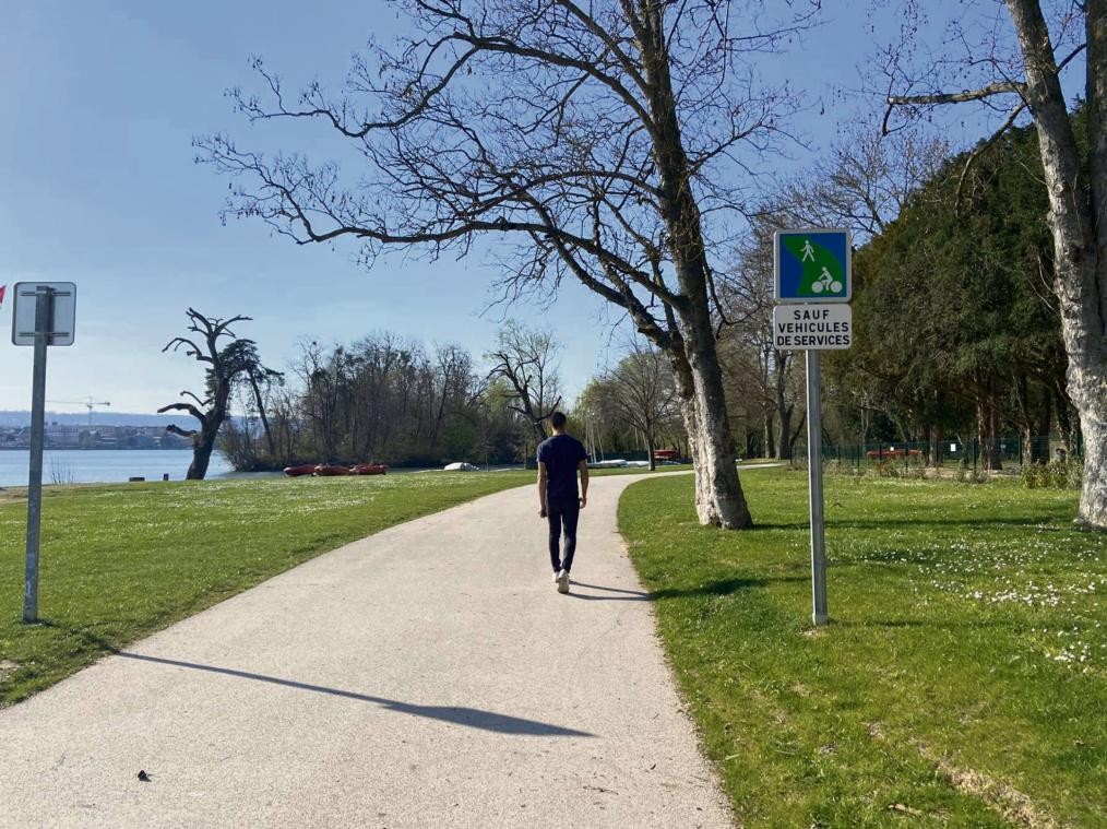 Emprumptons la Voie Verte à pied
