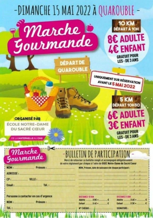 Marche gourmande quarouble