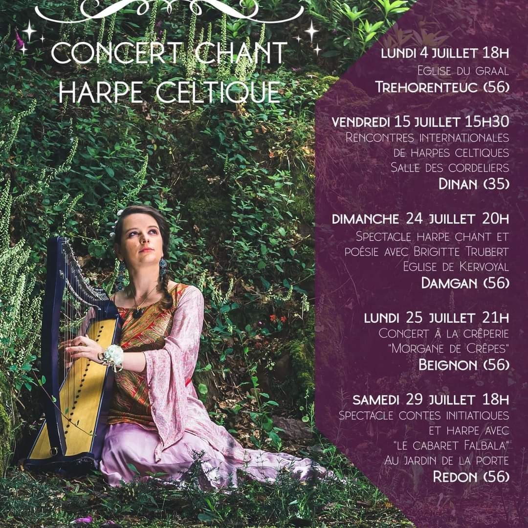 Soirée chant harpe et poésie