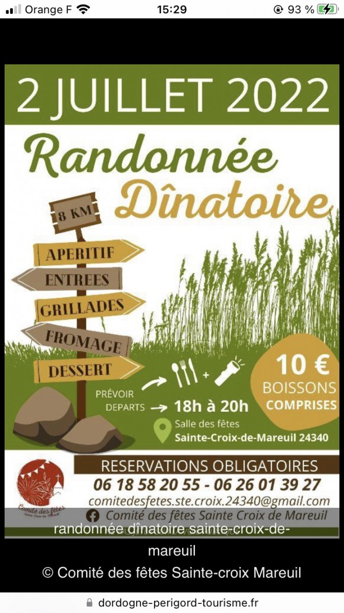 Randonnée dînatoire