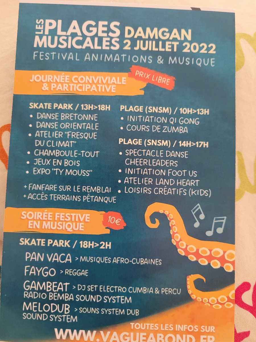 Plages musicales à  Damgan