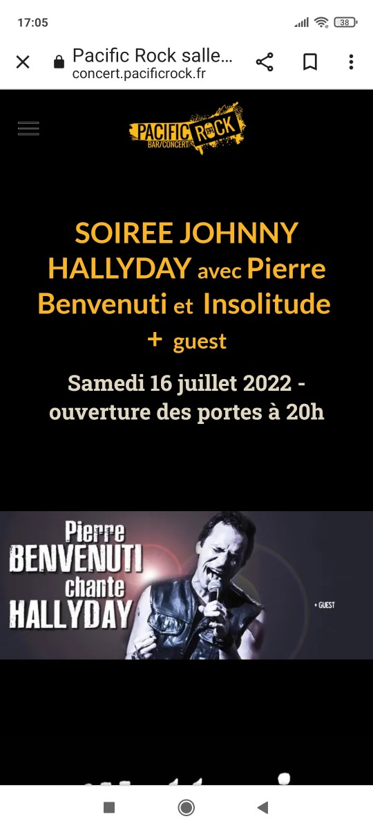 Johnny Hallyday par Pierre Benvenuti