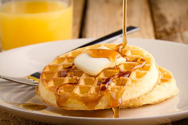 Goûter gaufres au jardin