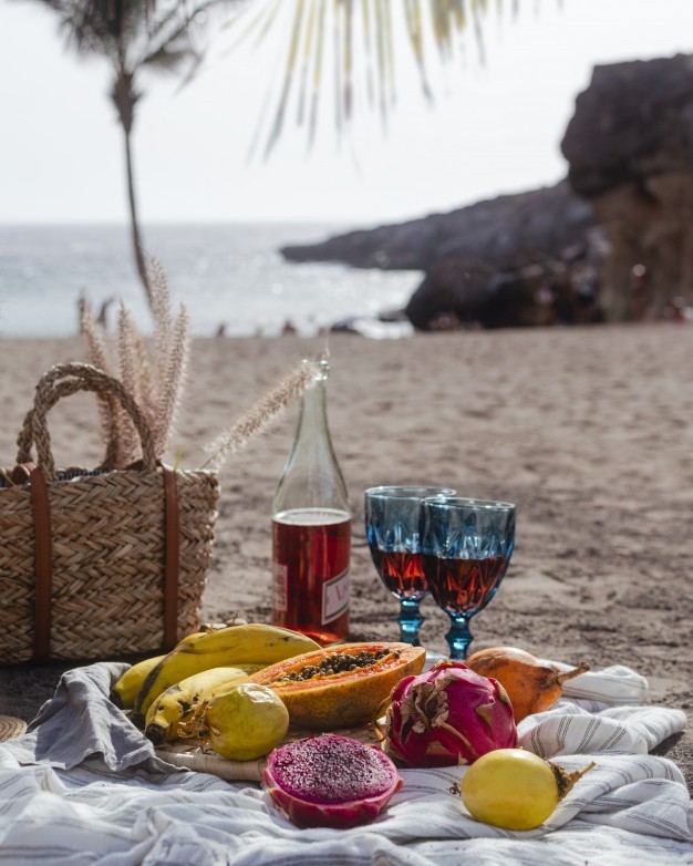 Pique nique à ĺa plage