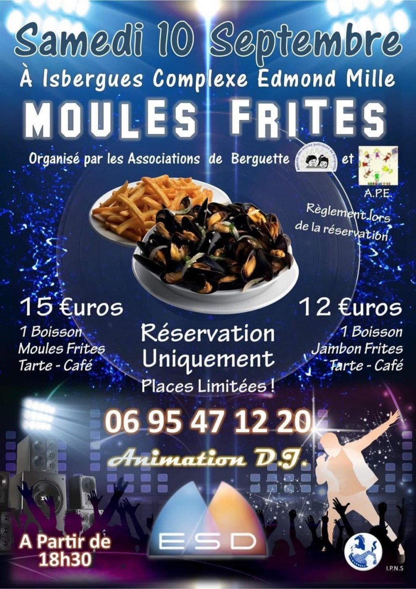 Soirée Moules Frites - Animation DJ