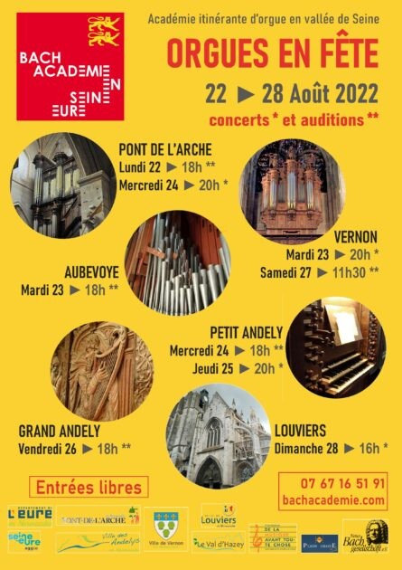 Orgues en fête : concert de la Bach Académie