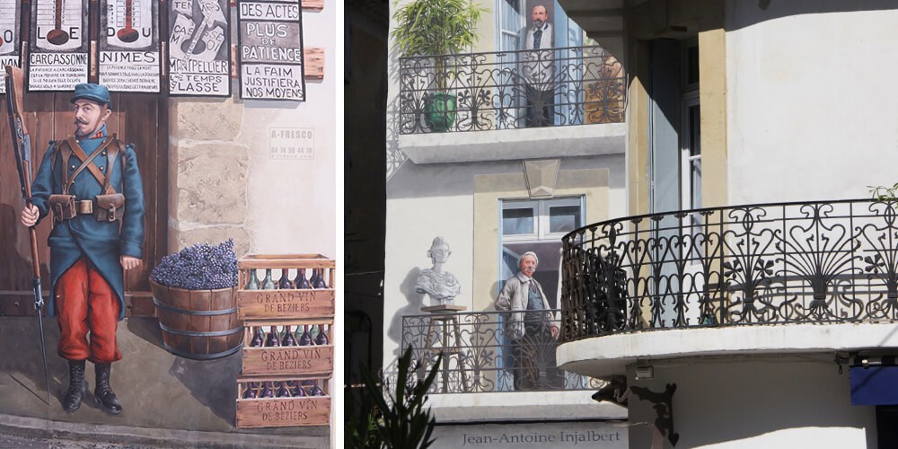 VISITE GUIDÉE :  LES TROMPE-L'¼IL DE BÉZIERS