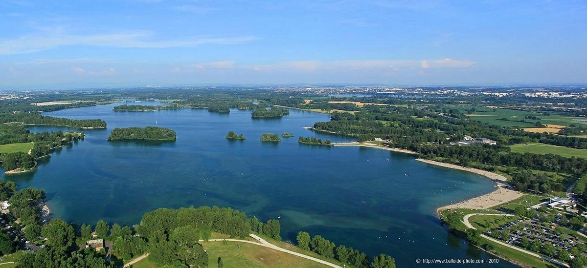Plage à Miribel