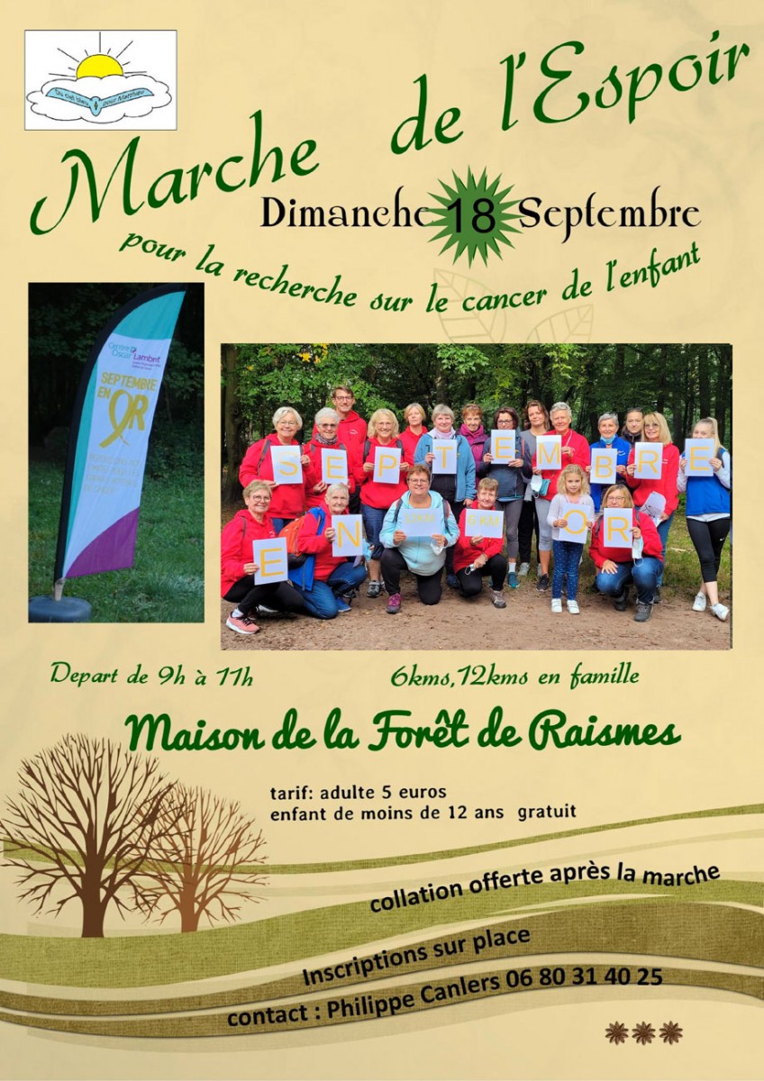 marche de l'espoir a Raismes