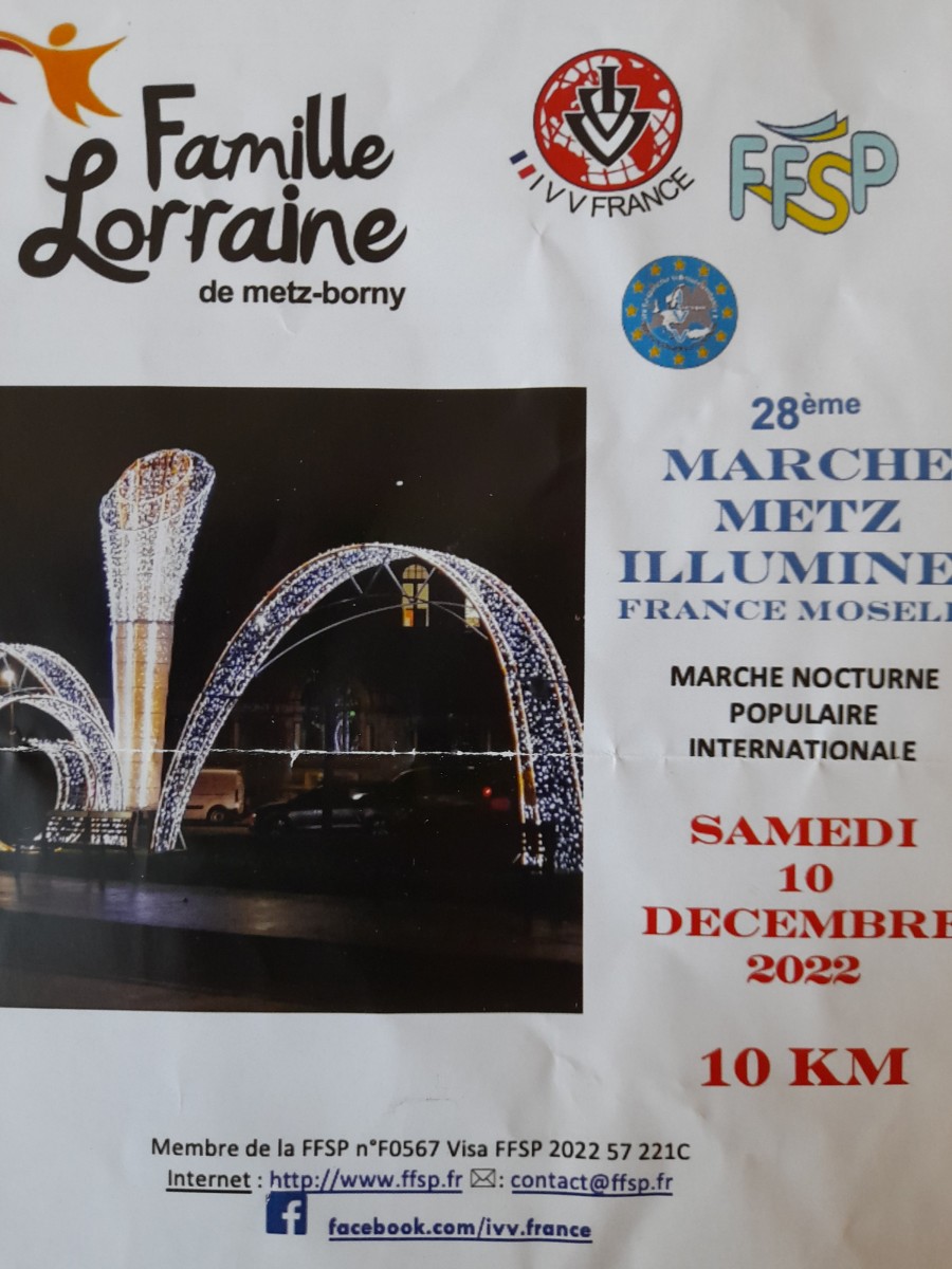 Marche illuminée à Metz