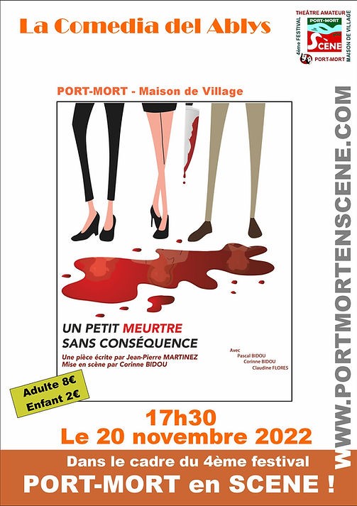 Festival Theatre amateur: un meurtre sans conséquence
