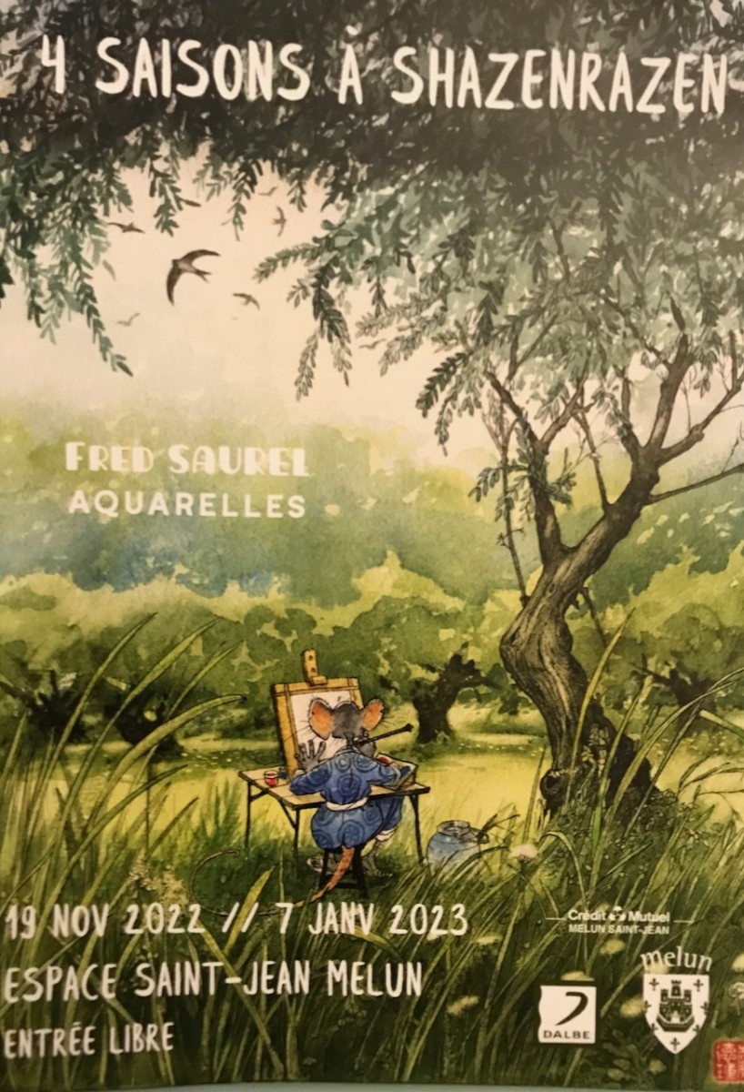 Vernissage exposition Fred Saurel, illustrateur