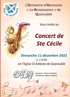 Concert Ste Cécile