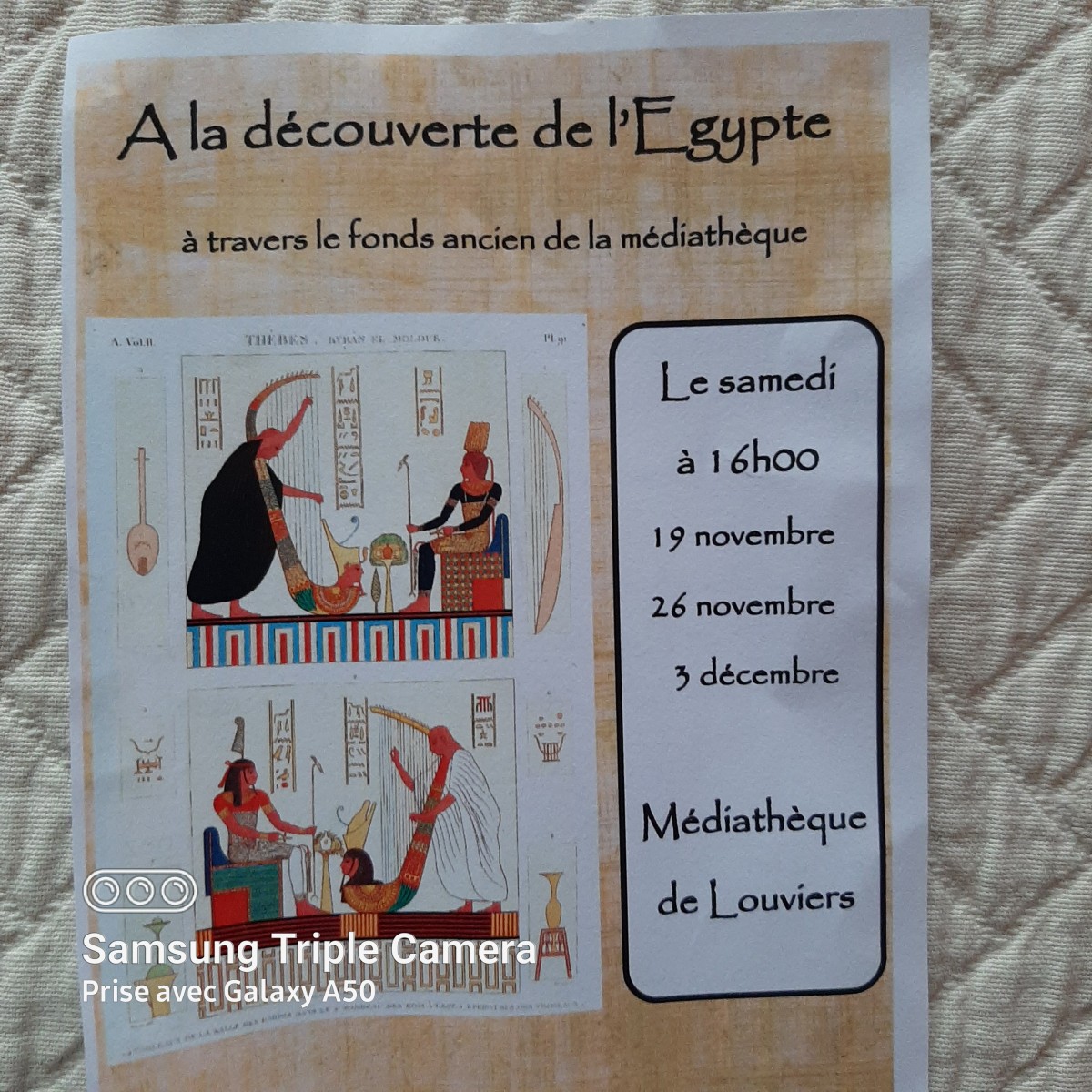 Lorsque l'Egypte ancienne s'invite à Louviers