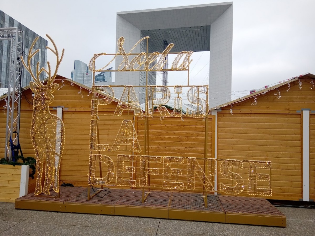 Visite-Marché-NOEL:La Défense
